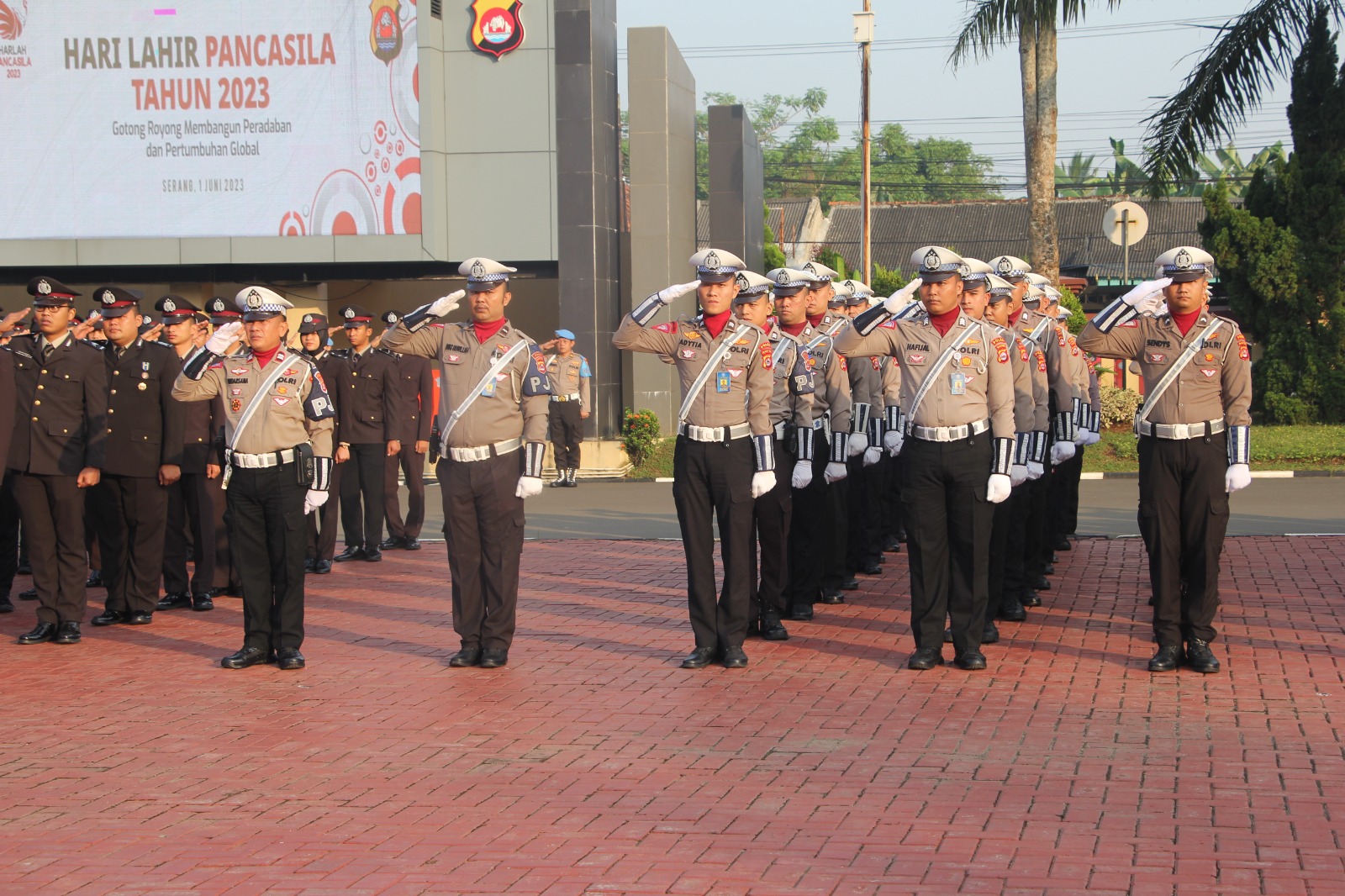 Polda Banten Gelar Upacara Peringatan Hari Lahir Pancasila Tahun 2023