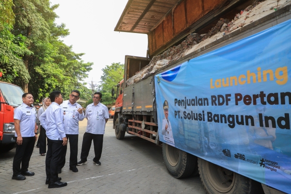 32 Ton RDF Tahap Pertama Dikirim Pemkot Tangerang ke PT SBI