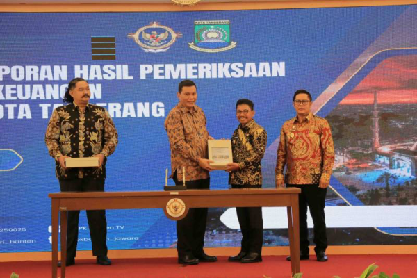 Pemkot Tangerang Kembali Dianugerahi Penghargaan Opini Wajar Tanpa Pengecualian