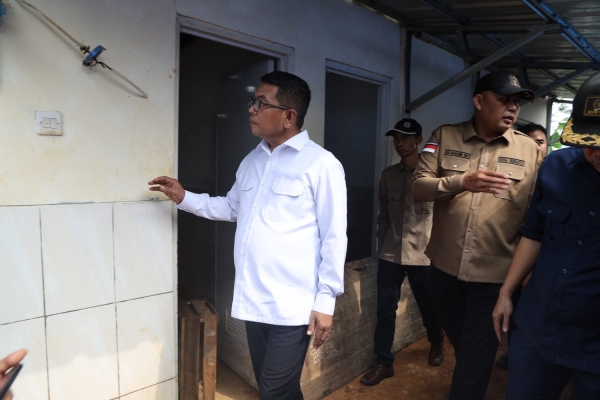 Pemprov Banten Siap Lakukan Pengerasan Akses Jalan Menuju Huntara Cikobang