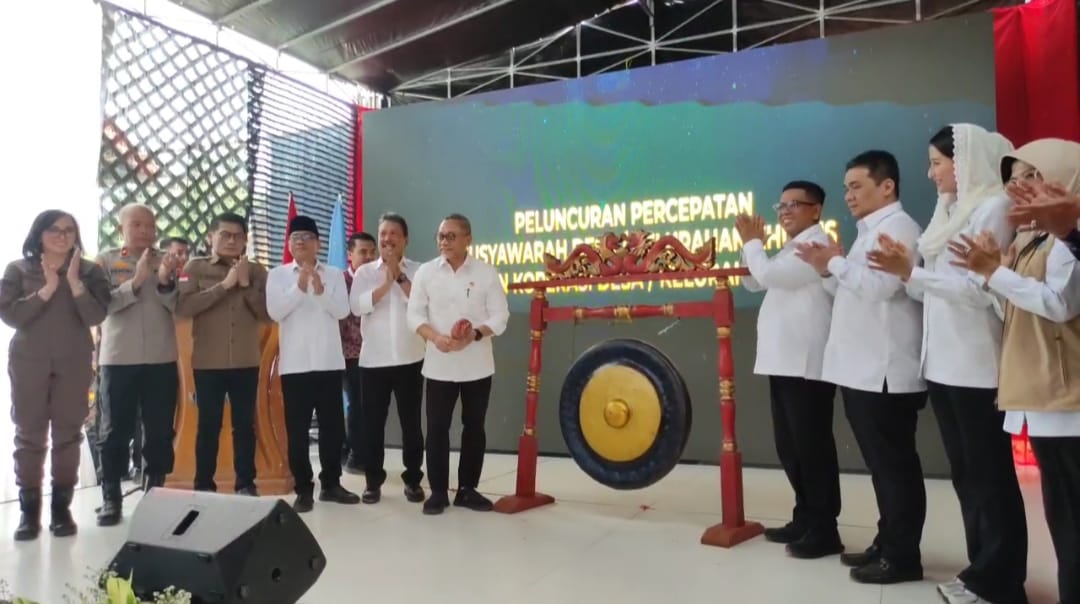 Rapat Koordinasi Percepatan Pembentukan Koperasi Desa/Kelurahan Merah Putih se-Banten di Desa Kertasana, kecamatan Pagelaran, Kabupaten Pandeglang, Provinsi Banten. (Lenteranews.co.id/YusepAditya)
