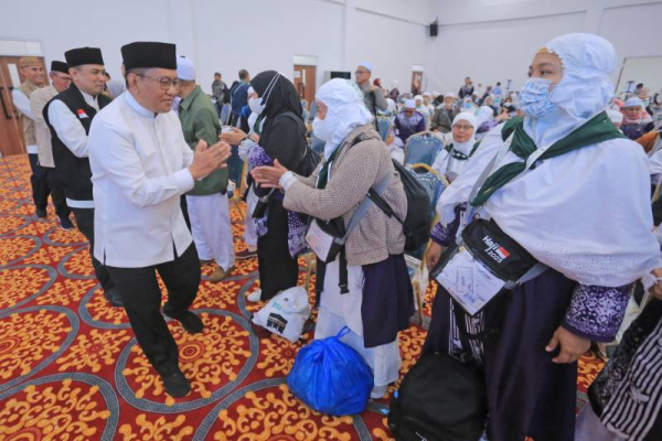 384 Jemaah Haji Telah Tiba di Tangerang Dengan Sehat dan Selamat