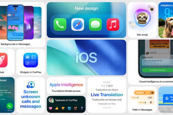 Apple Luncurkan iOS 26, Sajikan Nuansa Liquid Glass