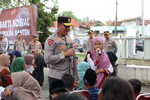 Hut Bhayangkara ke-79, Kapolda Banten Gelar Bakti Sosial
