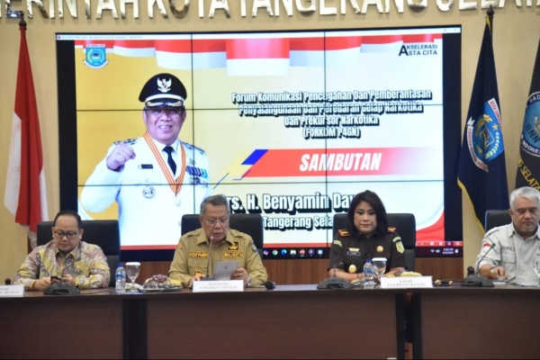 Pemkot Berkomitmen Basmi Peredaran Narkoba di Tangsel
