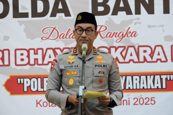 Rangkaian HUT Bhayangkara, Polda Banten Laksanakan Dzikir dan Doa Bersama