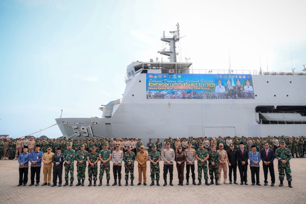Ribuan Peserta Latsitarda Nusantara ke-45 Tiba di Provinsi Banten