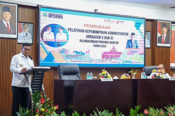 Untuk Mencapai RPJMD, Andra Soni Minta Pejabat Tingkatkan Kinerjanya
