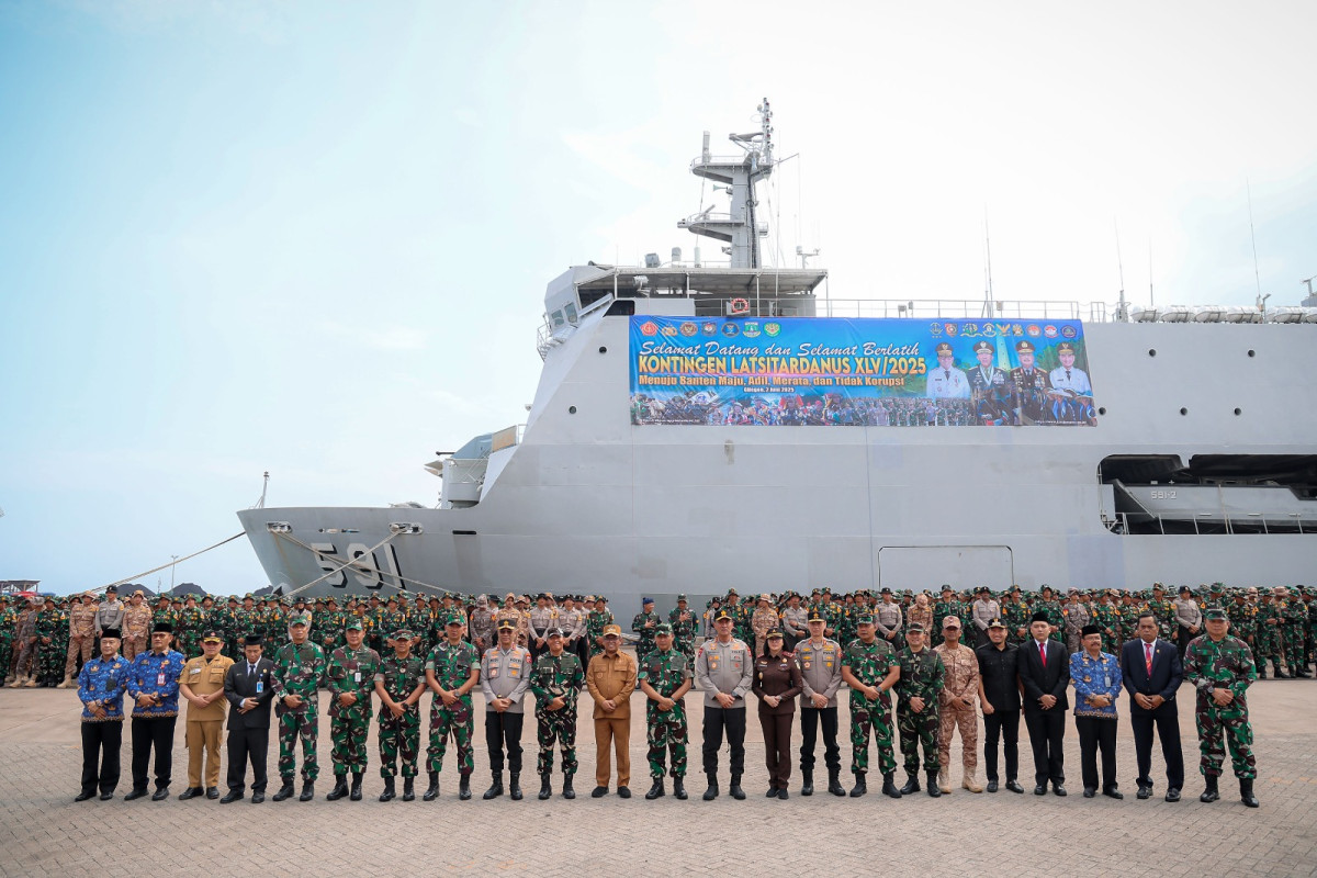 Ribuan Peserta Latsitarda Nusantara ke-45 Tiba di Provinsi Banten