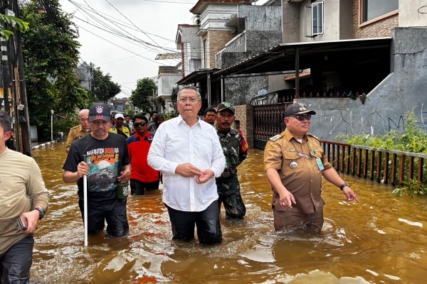 Atasi Banjir, Pemkot Tangsel Akan Bangun Tandon Air di Pondok Aren