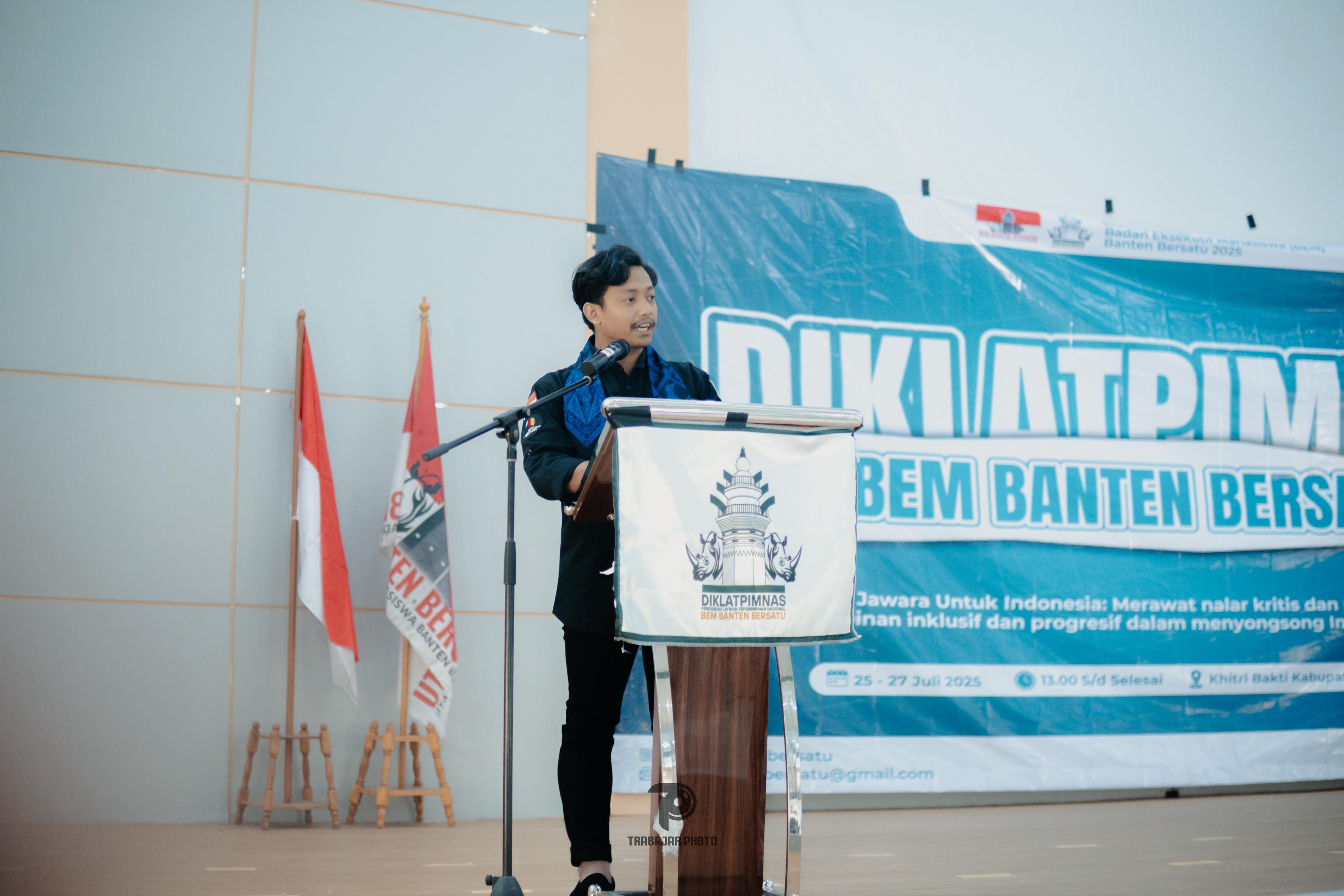Bagas Yulianto, Koordinator Pusat Bem Banten Bersatu