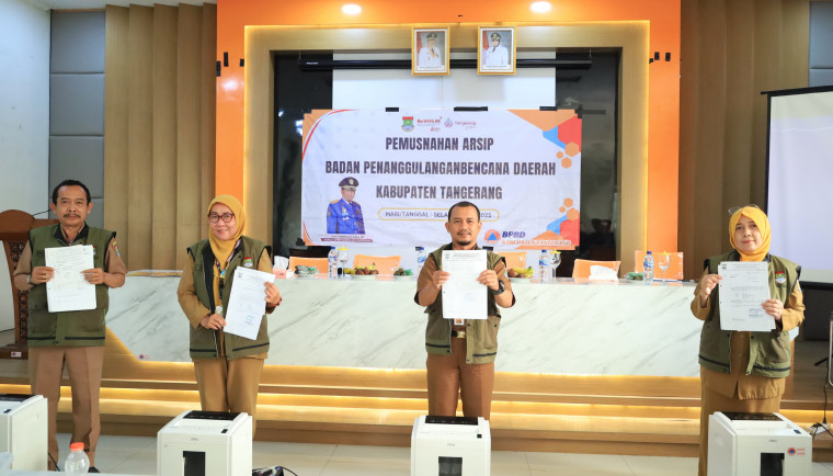 Melewati Masa Retensi, BPBD Musnahkan 575 Arsip