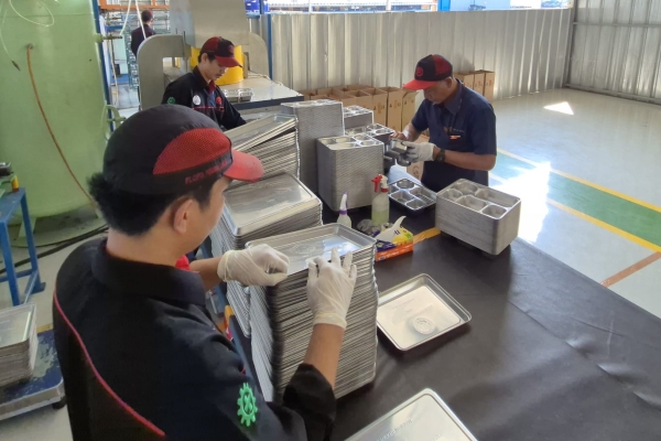Bangun Kemandirian, Food Tray Dalam Negeri Cipta Perdana Lancar (PART) Halal Lengkapi MBG
