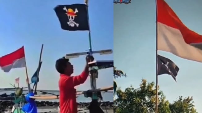 Menjelang HUT RI Ke-80, Bendera One Piece Ikut Berkibar 