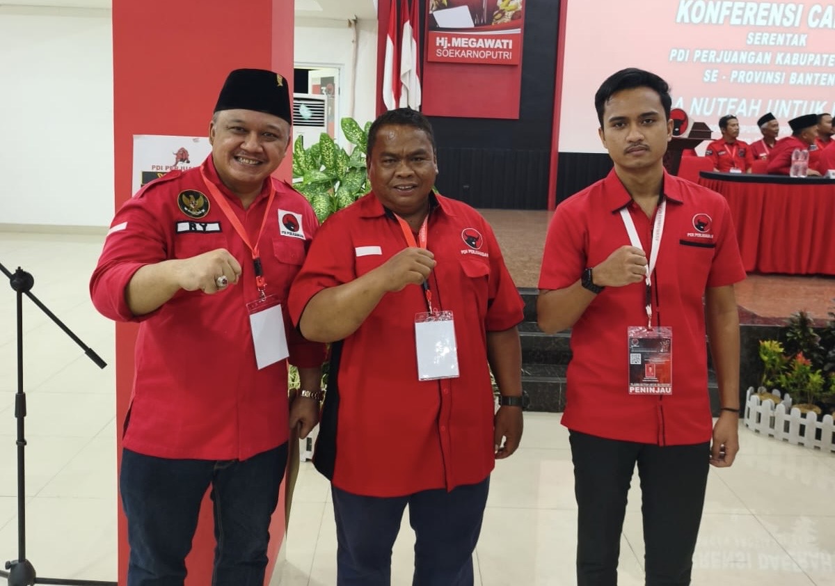 Reno Yanuar Kembali Pimpin DPC PDI Cilegon Periode 2025–2030